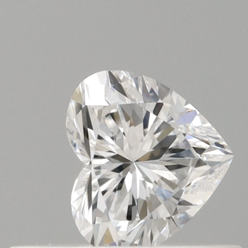 0.3 carat D-VVS2 Natūralus Heart Deimantas (1)