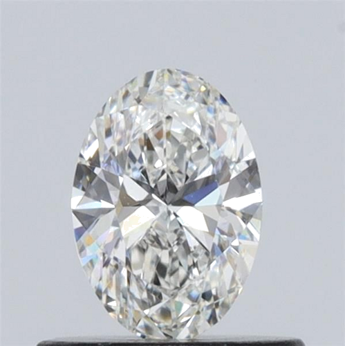 0.4 carat G-VVS2 Natūralus Oval Deimantas (1)