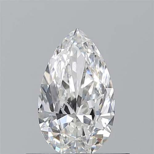 0.52 carat F-SI1 Natūralus Pear Deimantas (1)