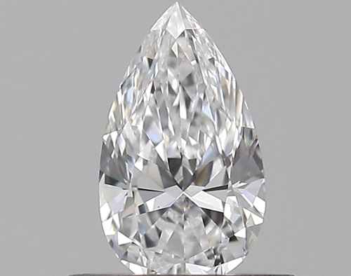0.38 carat D-VS2 Natūralus Pear Deimantas (1)