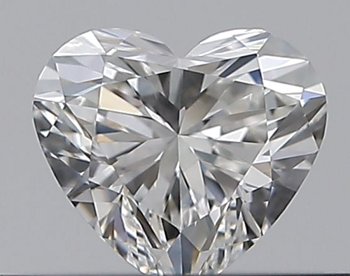 0.31 carat F-VVS2 Natūralus Heart Deimantas (1)