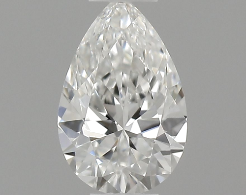 0.24 carat F-VVS2 Natūralus Pear Deimantas (1)