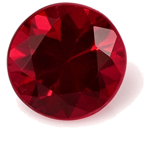 0.58 carat RED Round Rubinas (1)