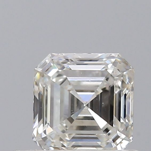 0.51 carat F-VS2 Natūralus Asscher Deimantas (1)