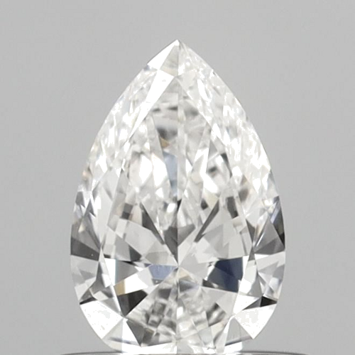 0.4 carat F-VS2 Natūralus Pear Deimantas (1)