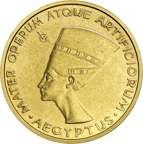 1958 Vokietija Aureus Magnus 2.5 Dukato Auksinis Medalis (1)