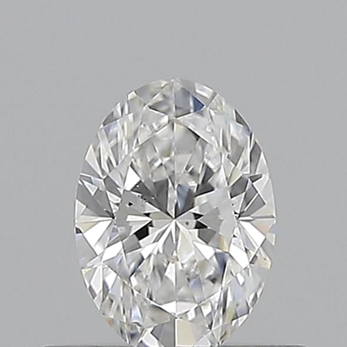 0.5 carat D-VS2 Natūralus Oval Deimantas (1)