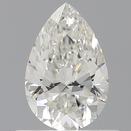 0.5 carat H-SI1 Natūralus Pear Deimantas (1)