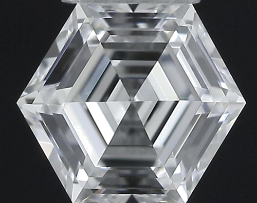 0.54 carat F-VVS2 Natūralus Hexagonal Deimantas (1)