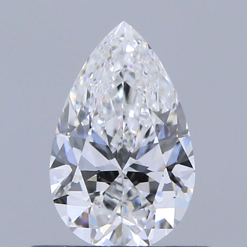 0.52 carat E-IF Natūralus Pear Deimantas (1)