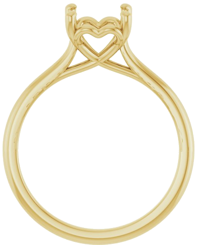 Sužadėtuvių Žiedas „Solitaire“ 18k yellow gold Cushion 7mm (2)