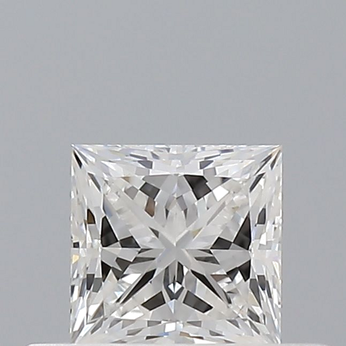 0.4 carat F-VVS2 Natūralus Princess Deimantas (1)