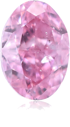 0.18 carat Fancy Intense Purplish Pink-SI2 Natūralus Oval Deimantas (1)