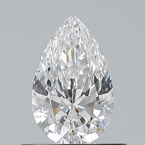 0.51 carat E-VS2 Natūralus Pear Deimantas (1)