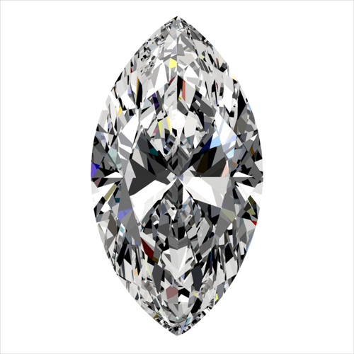 0.5 carat H-IF Natūralus Marquise Deimantas (1)