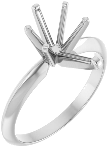 Sužadėtuvių Žiedas „Lightweight Solitaire“ 585 Baltojo Aukso Pear Shape 11.5mm x 7mm (1)