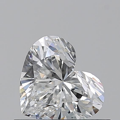 0.5 carat E-VVS2 Natūralus Heart Deimantas (1)