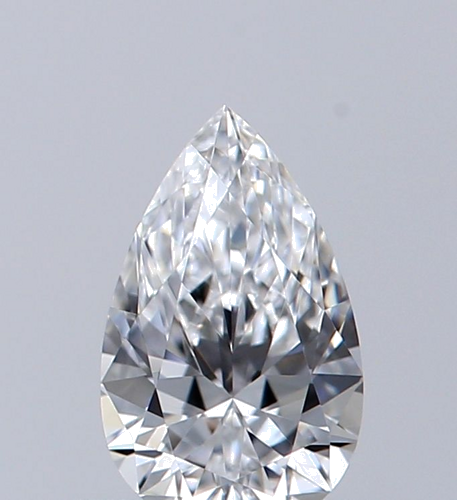 0.3 carat D-IF Natūralus Pear Deimantas (1)