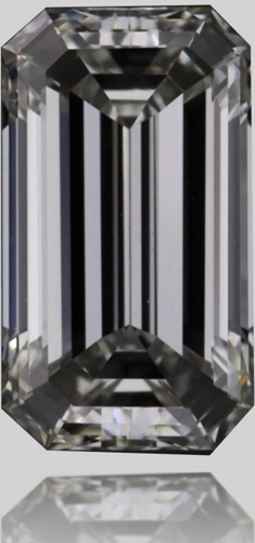 0.32 carat H-VVS2 Natūralus Emerald Deimantas (1)