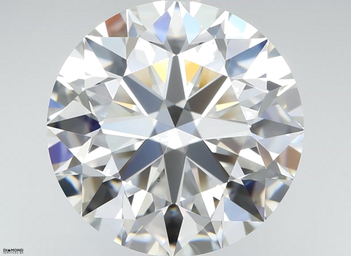 5.07 carat E-VS2 Excellent cut Natūralus Round Deimantas (1)