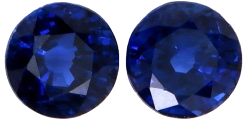 0.66 carat BLUE Round Safyras (1)