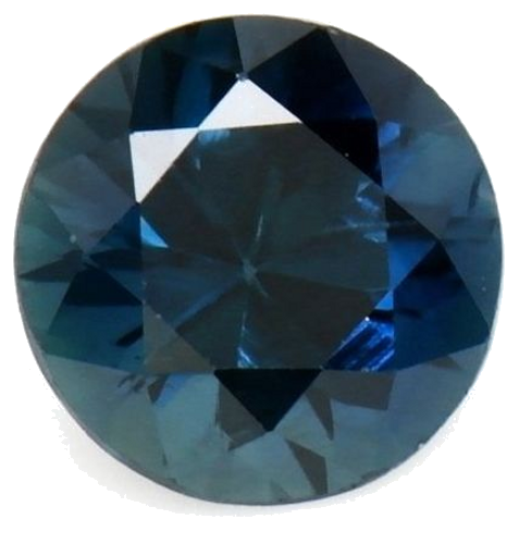 0.59 carat BLUE Round Safyras (1)
