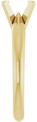 Sužadėtuvių Žiedas „Solitaire“ 14k yellow gold Oval 7mm x 5mm (4)
