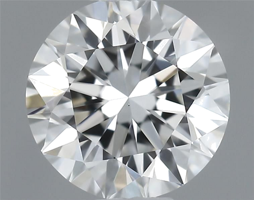 0.4 carat F-VVS2 Very Good cut Natūralus Round Deimantas (1)