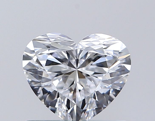0.6 carat D-VVS2 Natūralus Heart Deimantas (1)