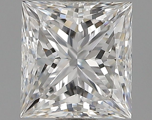 0.51 carat E-VS1 Natūralus Princess Deimantas (1)