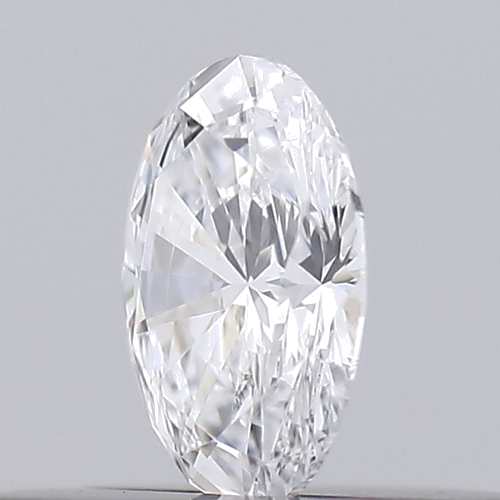 0.19 carat D-VVS2 Natūralus Oval Deimantas (1)