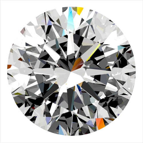 0.3 carat H-SI2 Very Good cut Natūralus Round Deimantas (1)