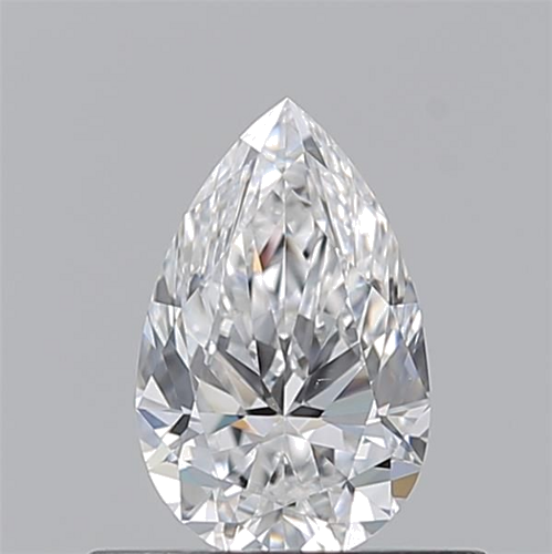 0.51 carat D-VS1 Natūralus Pear Deimantas (1)