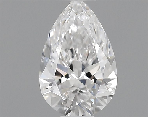 0.38 carat D-VVS1 Natūralus Pear Deimantas (1)