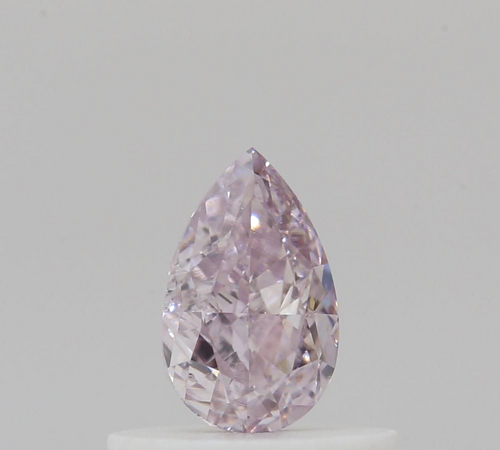 0.41 carat Fancy Purplish Pink-SI1 Natūralus Pear Deimantas (1)