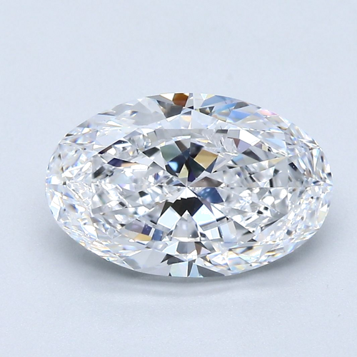 3.0 carat D-VS2 Natūralus Oval Deimantas (1)