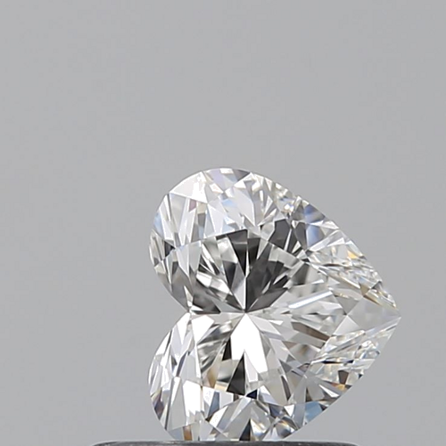 0.53 carat G-VVS2 Natūralus Heart Deimantas (1)