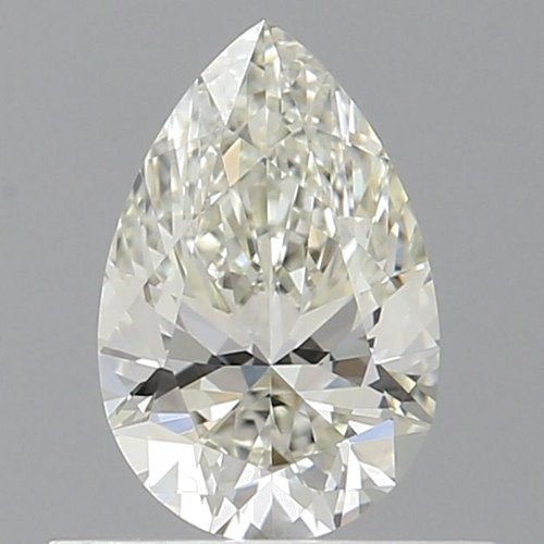 0.53 carat K-VVS1 Natūralus Pear Deimantas (1)