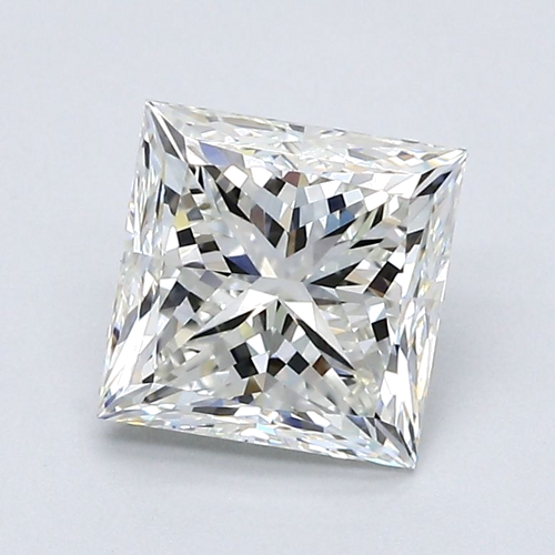 1.9 carat I-VVS1 Natūralus Princess Deimantas (1)