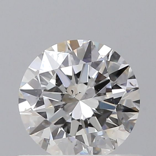 0.5 carat F-SI2 Excellent cut Natūralus Round Deimantas (1)