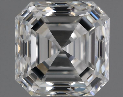 1.13 carat F-VVS2 Natūralus Asscher Deimantas (1)