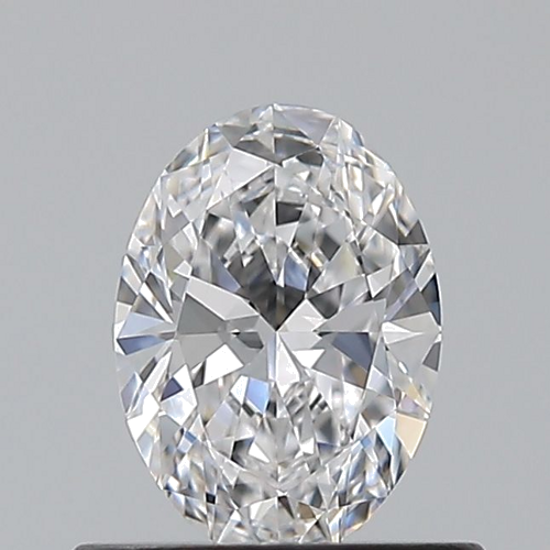 0.51 carat D-VVS2 Natūralus Oval Deimantas (1)
