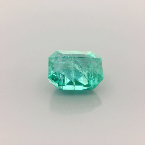 2.04 carat GREEN STEP cut Octagonal Smaragdas (1)