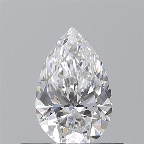 0.5 carat D-SI1 Natūralus Pear Deimantas (1)