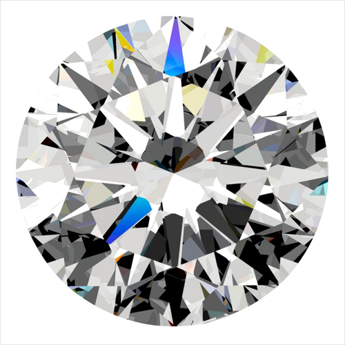 0.3 carat E-SI1 Excellent cut Natūralus Round Deimantas (1)