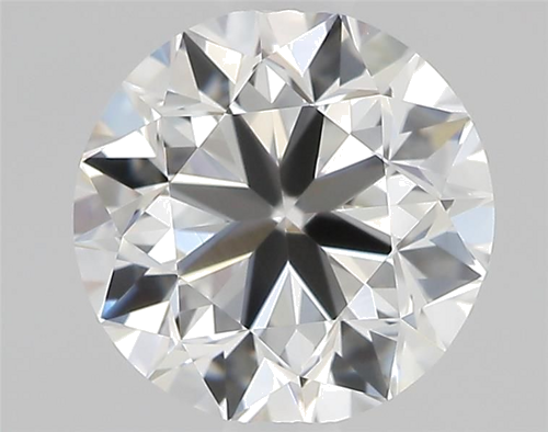 0.64 carat F-VVS1 Very Good cut Natūralus Round Deimantas (1)