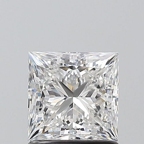 1.2 carat F-SI1 Natūralus Princess Deimantas (1)