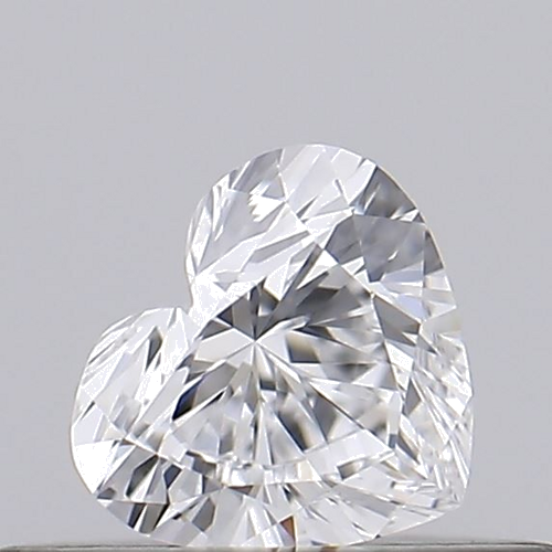0.21 carat D-VVS1 Natūralus Heart Deimantas (1)