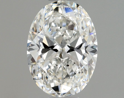 0.6 carat F-SI2 Natūralus Oval Deimantas (1)
