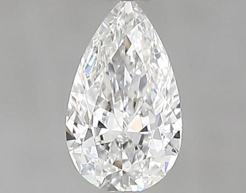 0.4 carat F-VS1 Natūralus Pear Deimantas (1)